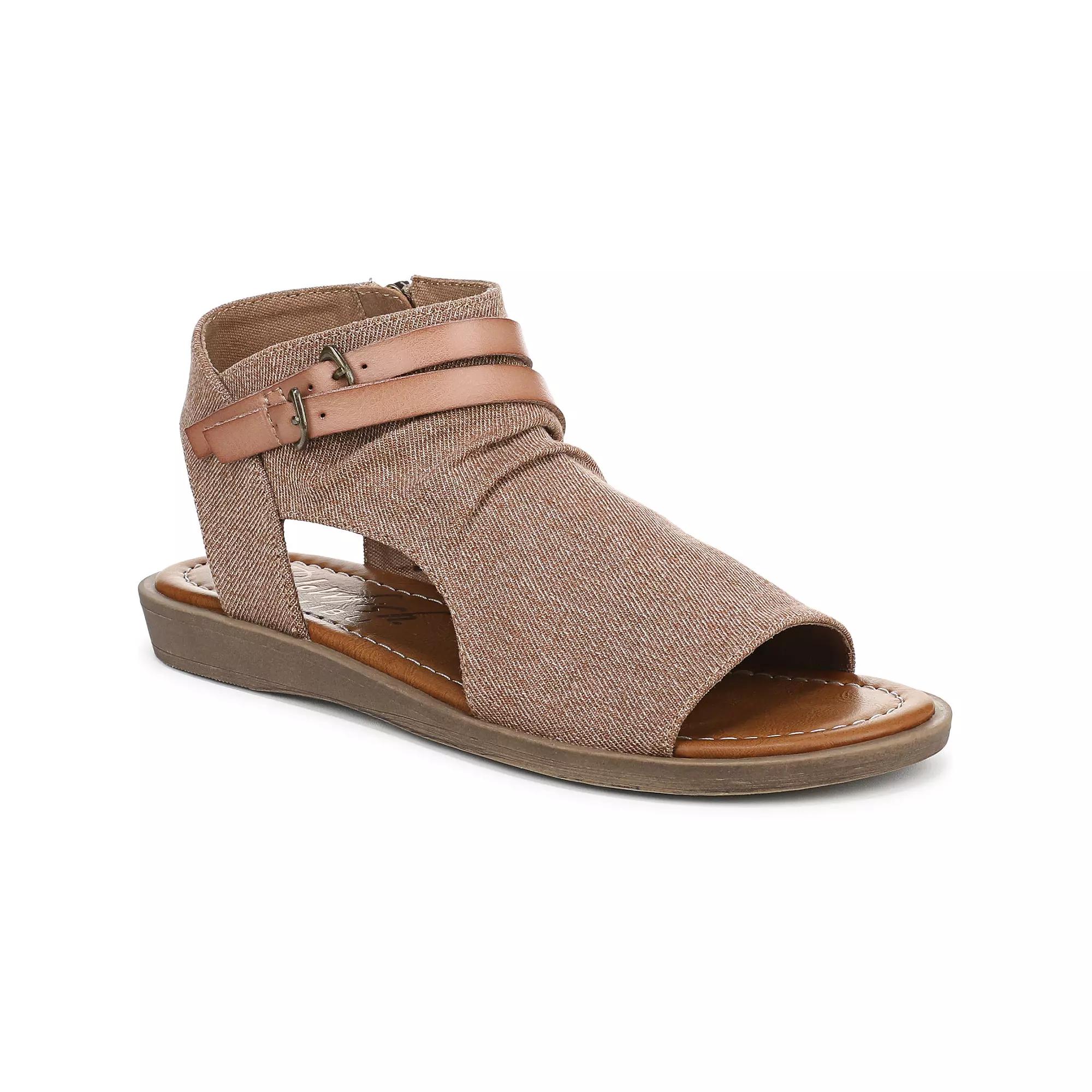 Blowfish Malibu Denver Womens Leather Sand Blue Product Image