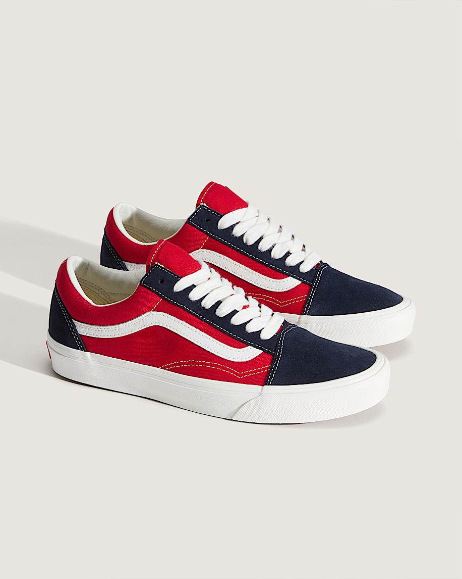 Old Skool Shoe in Navy Blue / Red| Vans US Product Image