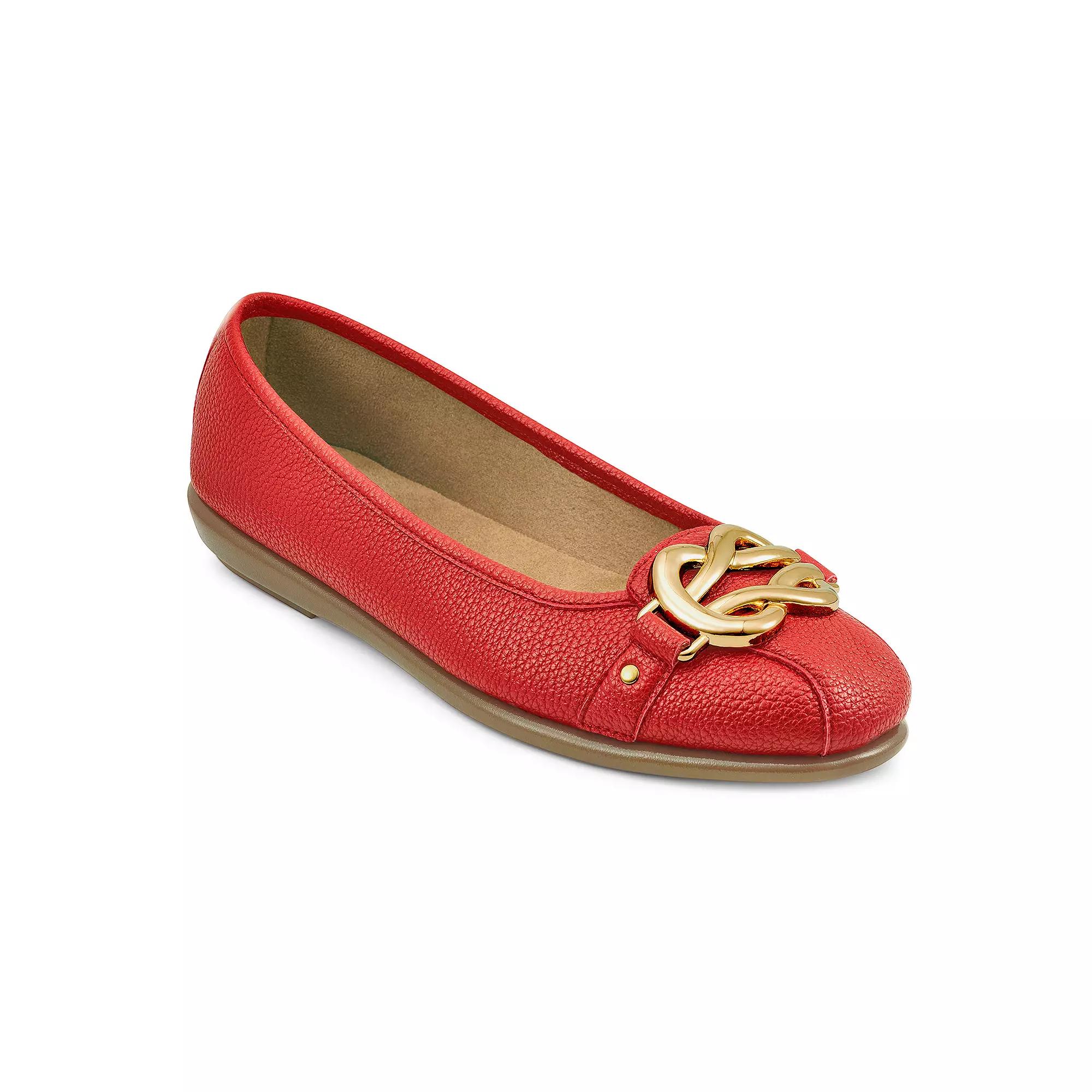 Aerosoles Big Bet Women's Suede Ballet Flats,  Product Image
