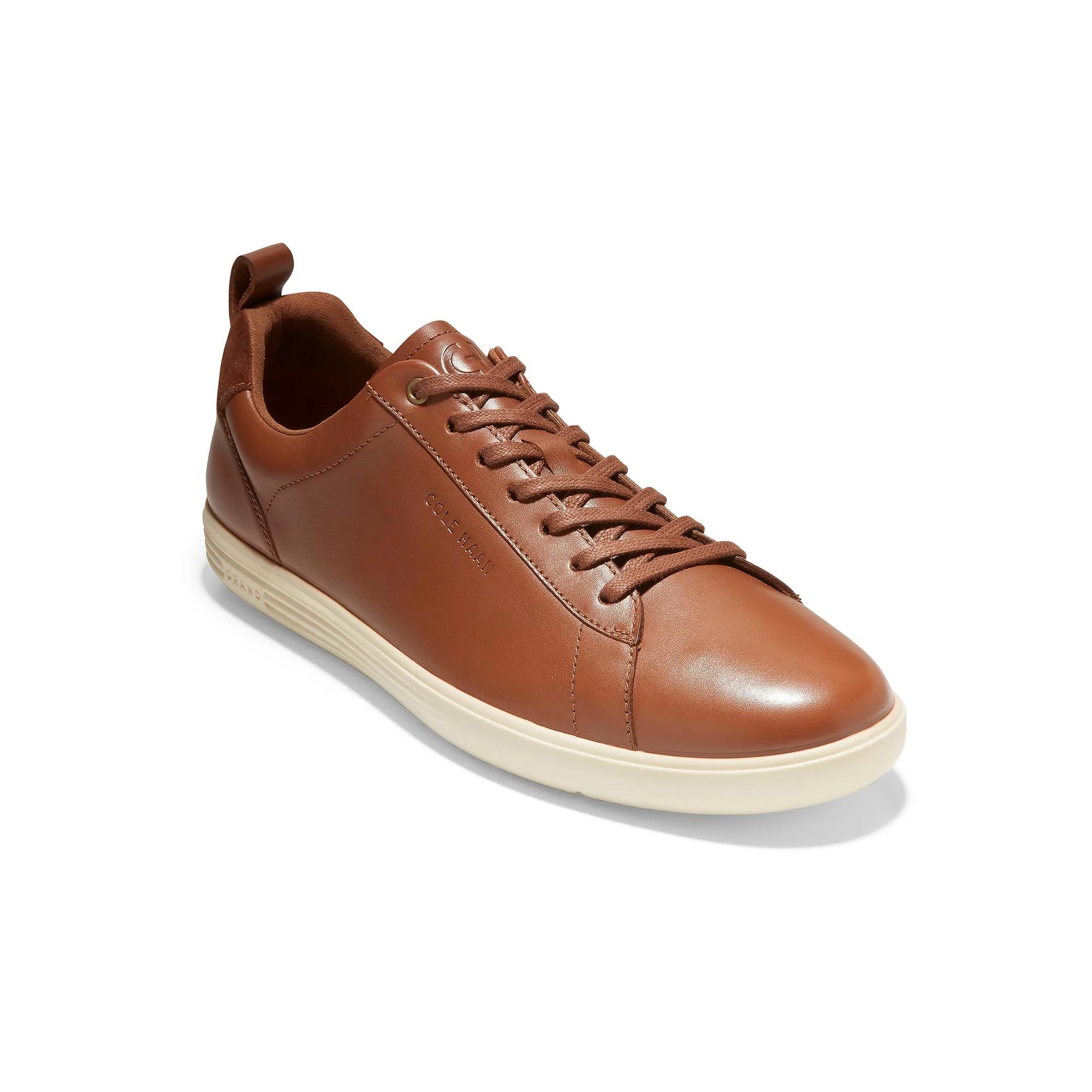 Cole Haan Grand+ Crosscourt Men's Leather Sneakers, Size: 9.5, British Product Image