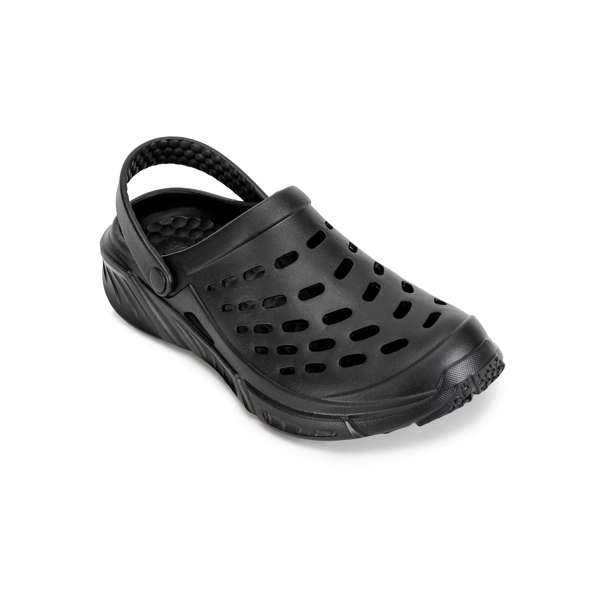 Joybees Adult Trekking Clog Solid Sandals - Black 11 Product Image