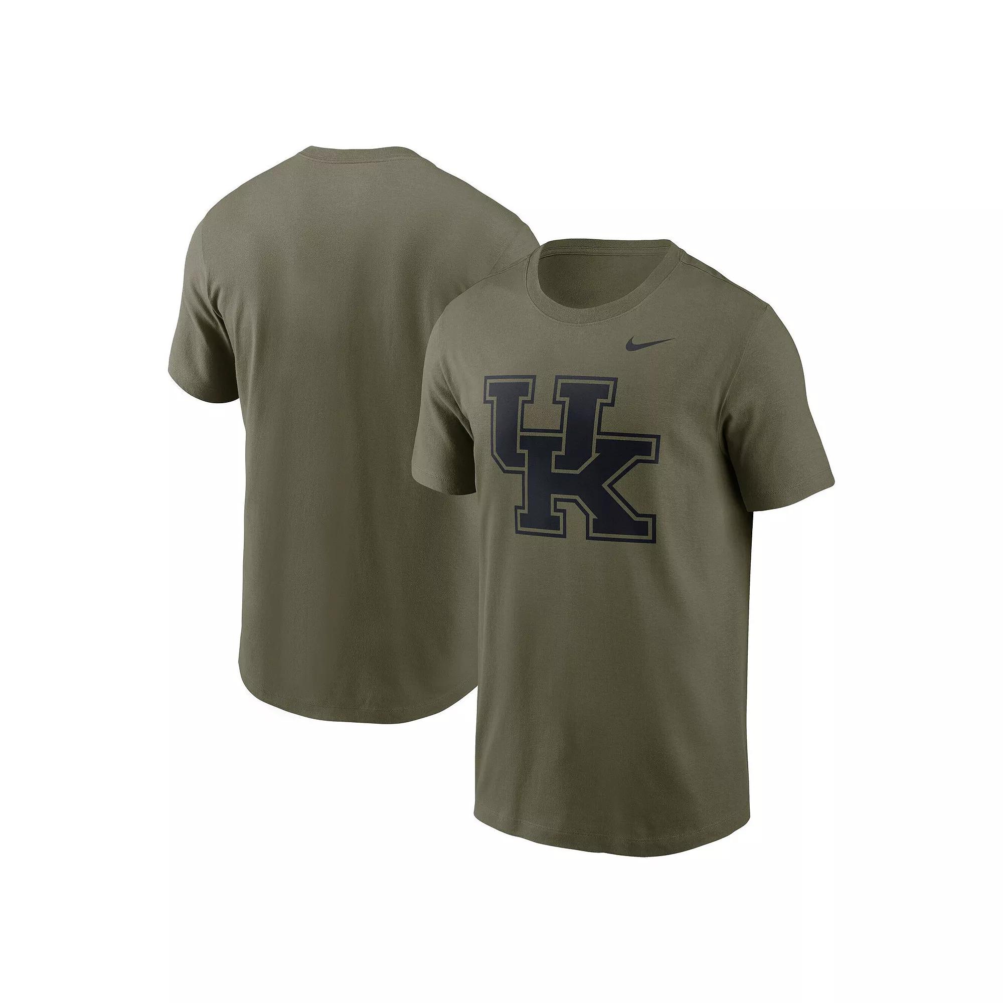 Men's Nike Olive Kentucky Wildcats 2024 Military Appreciation Tonal Logo Performance T-Shirt,  Product Image