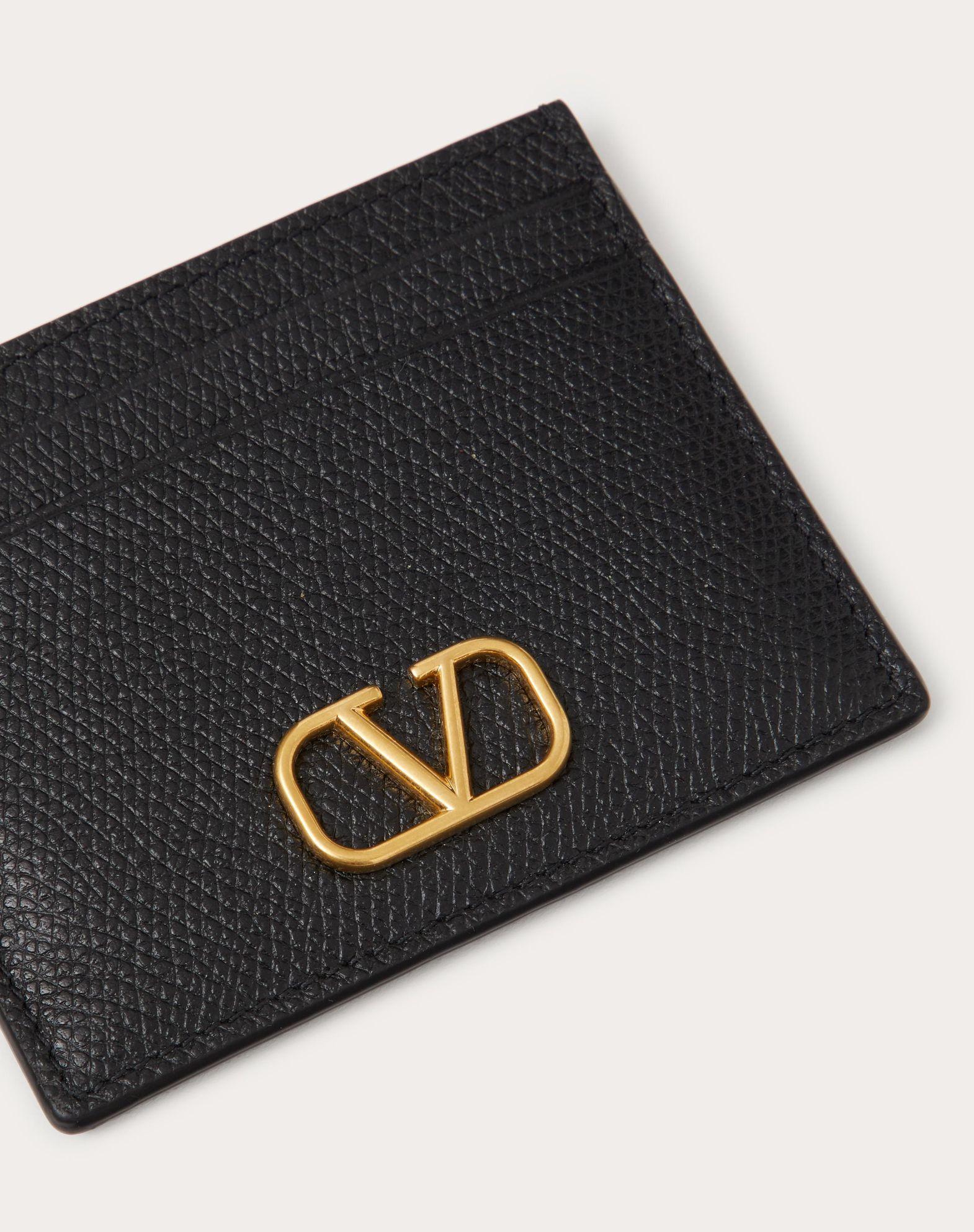 Vlogo Signature Grainy Calfskin Cardholder Product Image