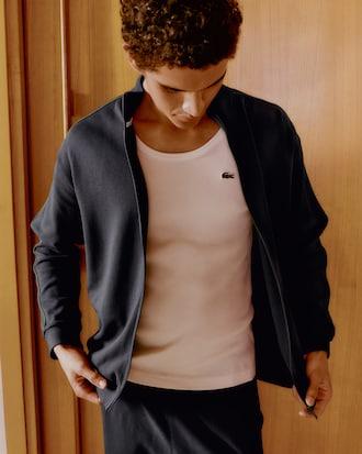 Zip-Up Lounge Sweatshirt Product Image