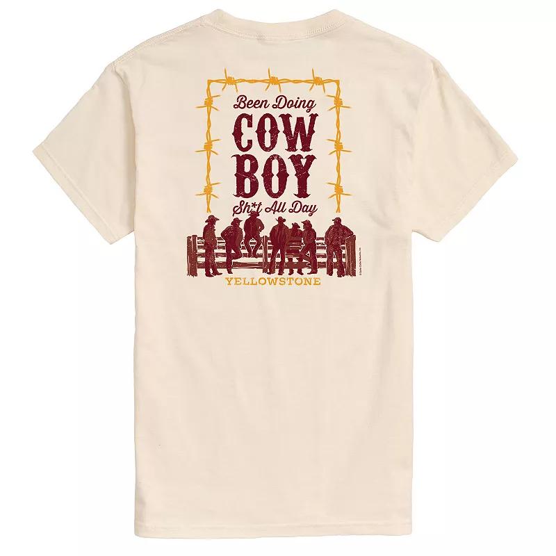Men's Yellowstone Been Doing Cowboy Graphic Tee,  Product Image