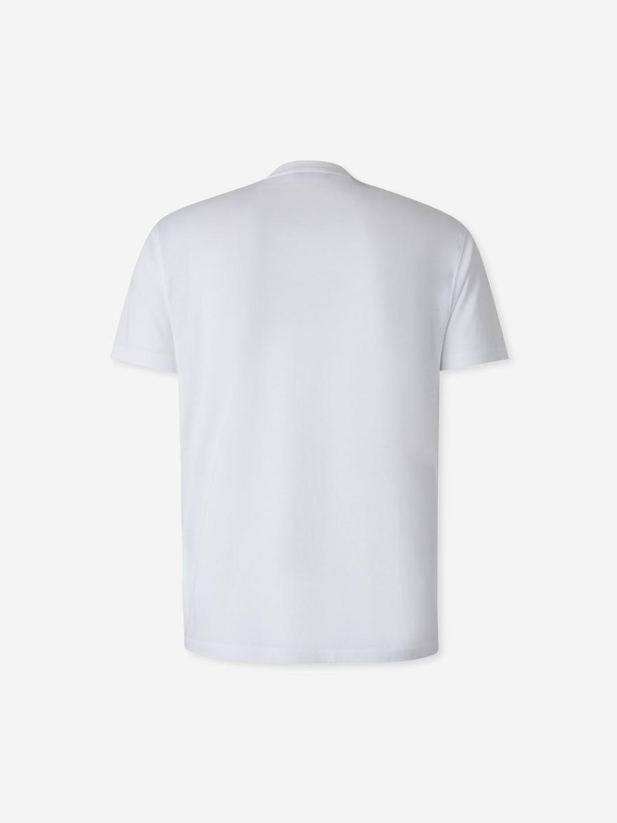 TOM FORD Stretch Cotton & Modal Jersey T-shirt In White Product Image