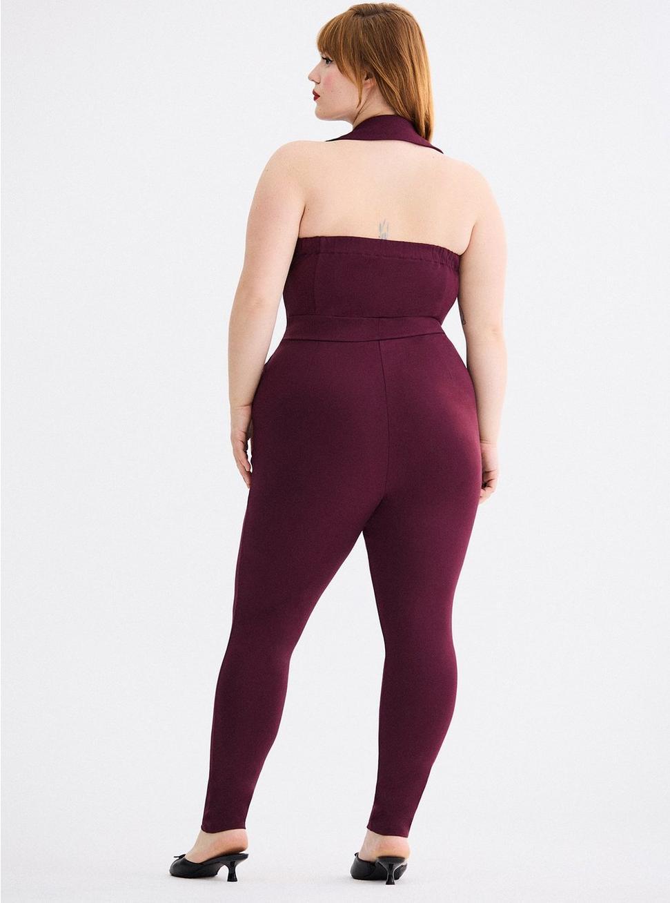 Retro Chic Halter Jumpsuit Product Image