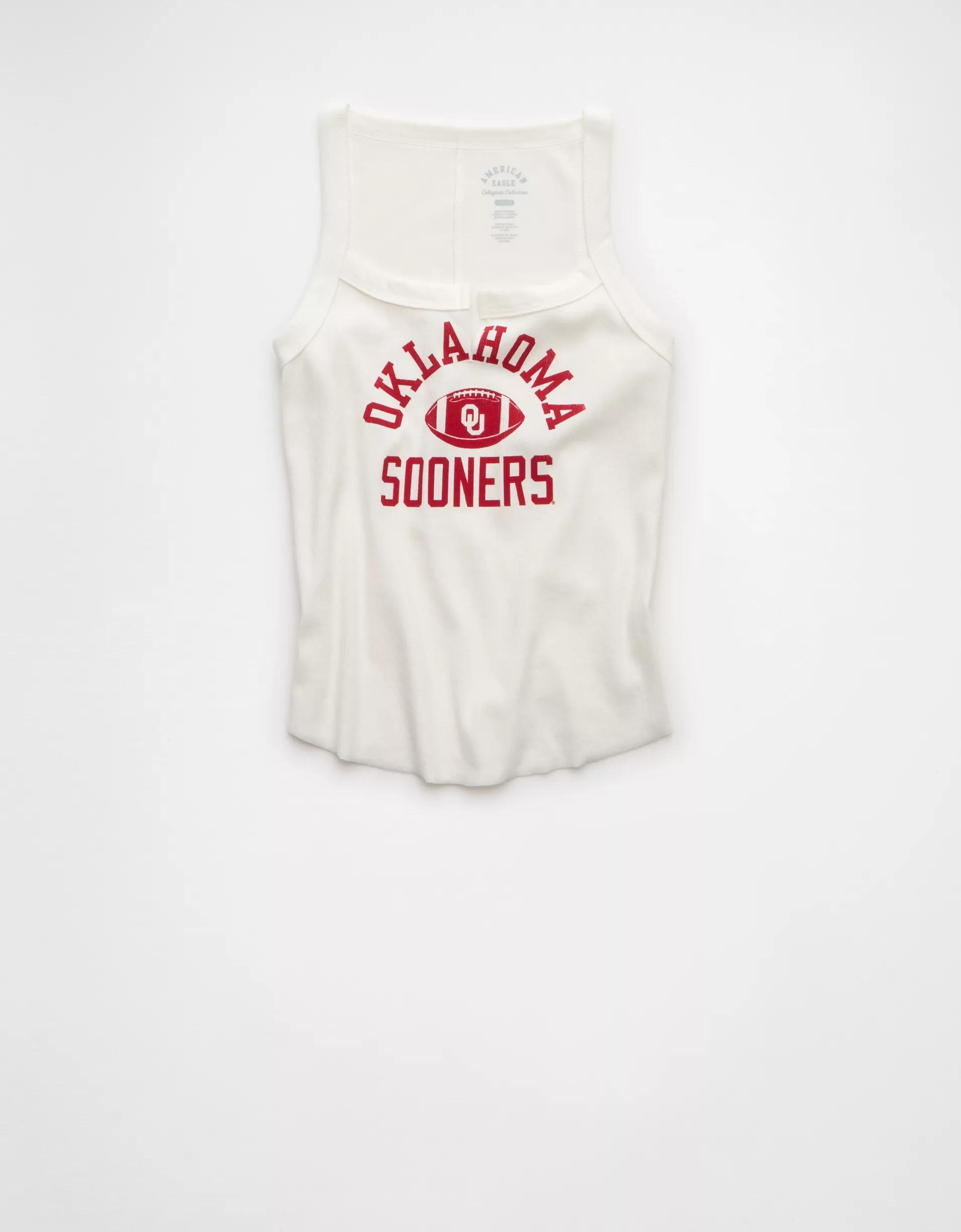 AE Oklahoma Sooners Graphic Notch Neck Tank Top Product Image