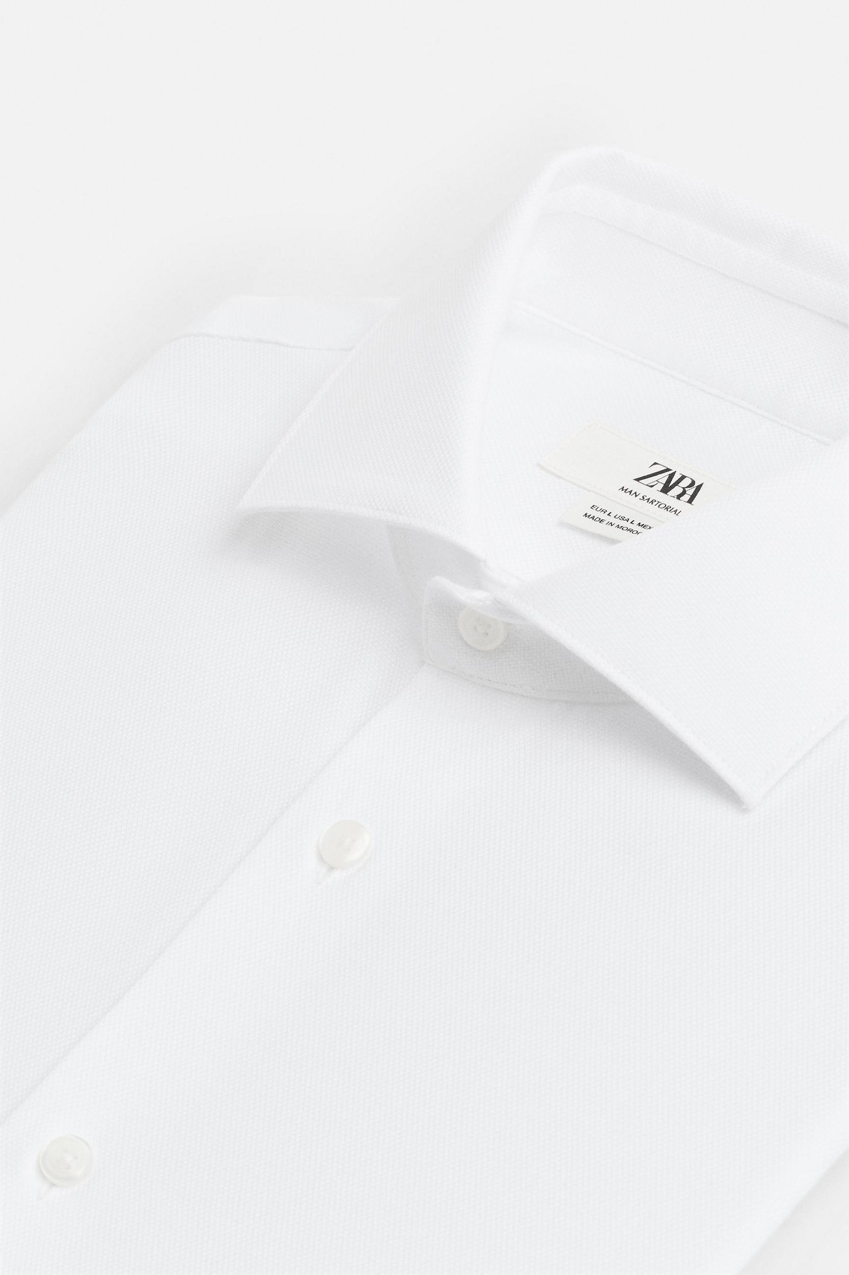 SLIM FIT TEXTURED SHIRT Product Image