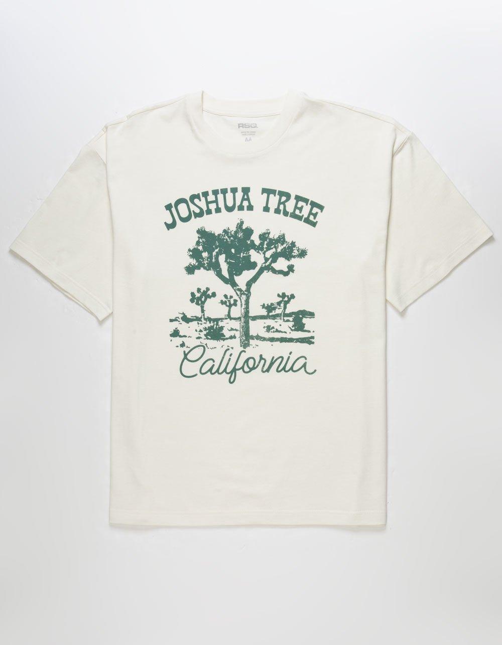 RSQ Mens Oversized Joshua Tree Tee - OFF WHITE Product Image