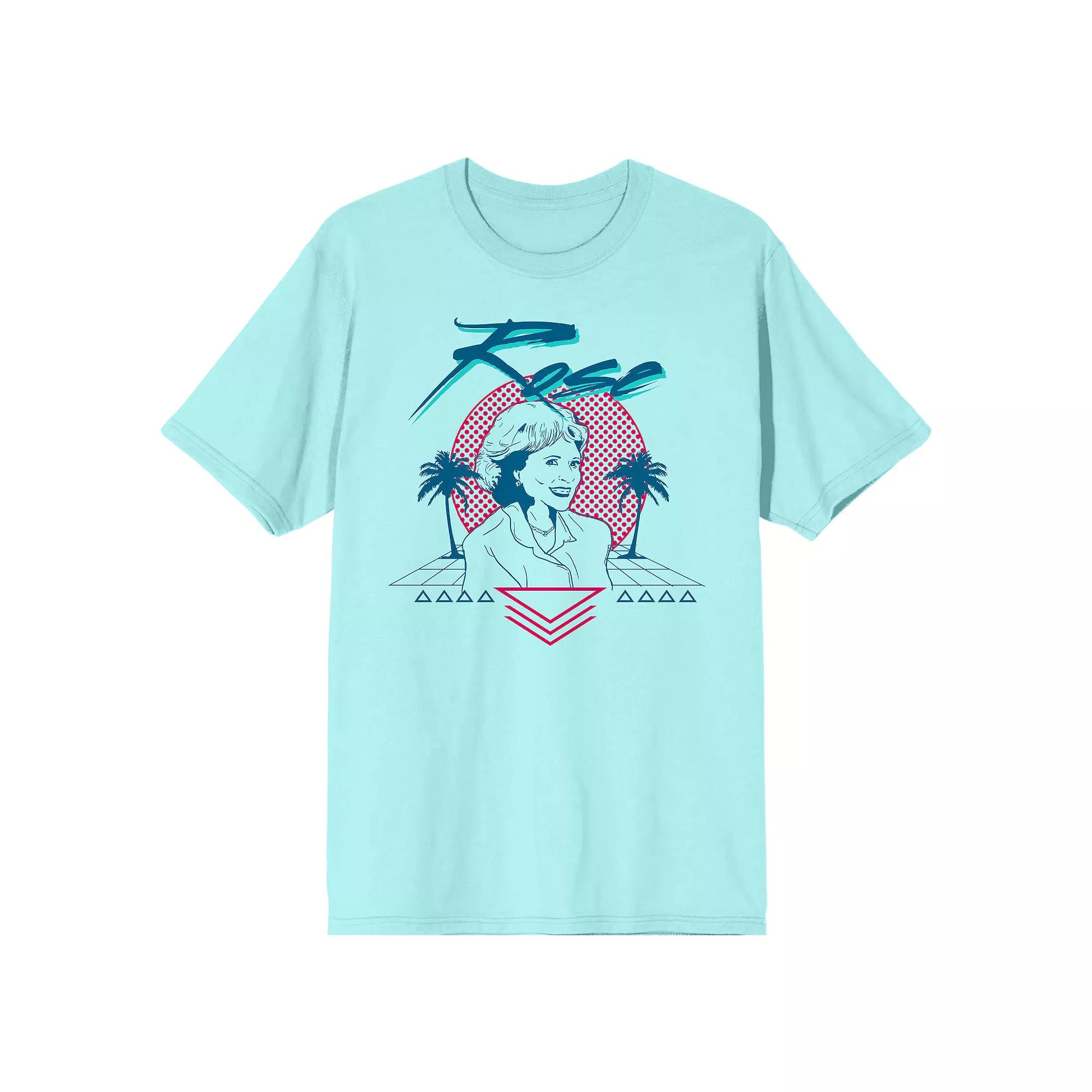 Men's Golden Girls Rose Retro Art Tee,  Product Image