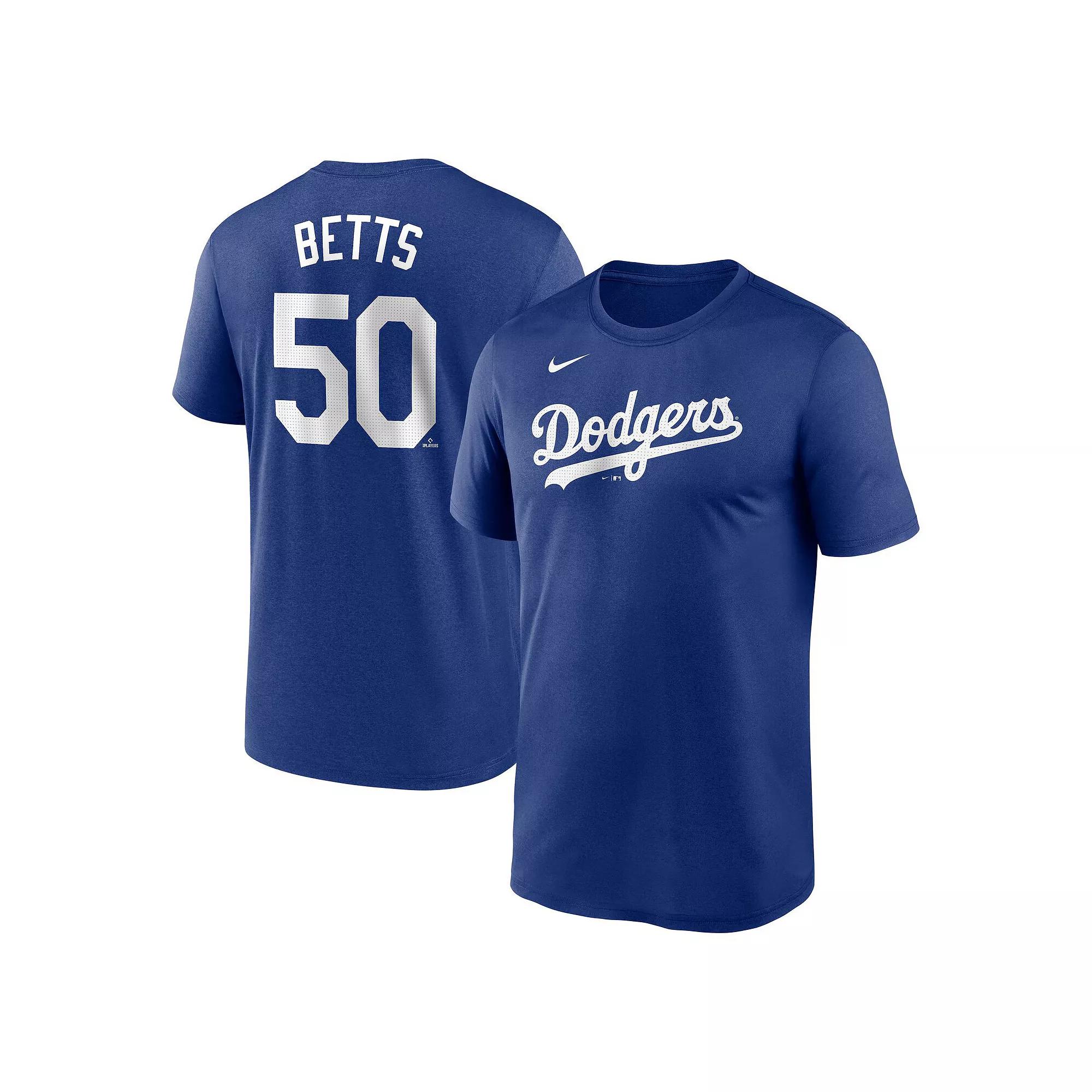 Men's Nike Mookie Betts Royal Los Angeles Dodgers Legend Name & Number Performance T-Shirt,  Product Image