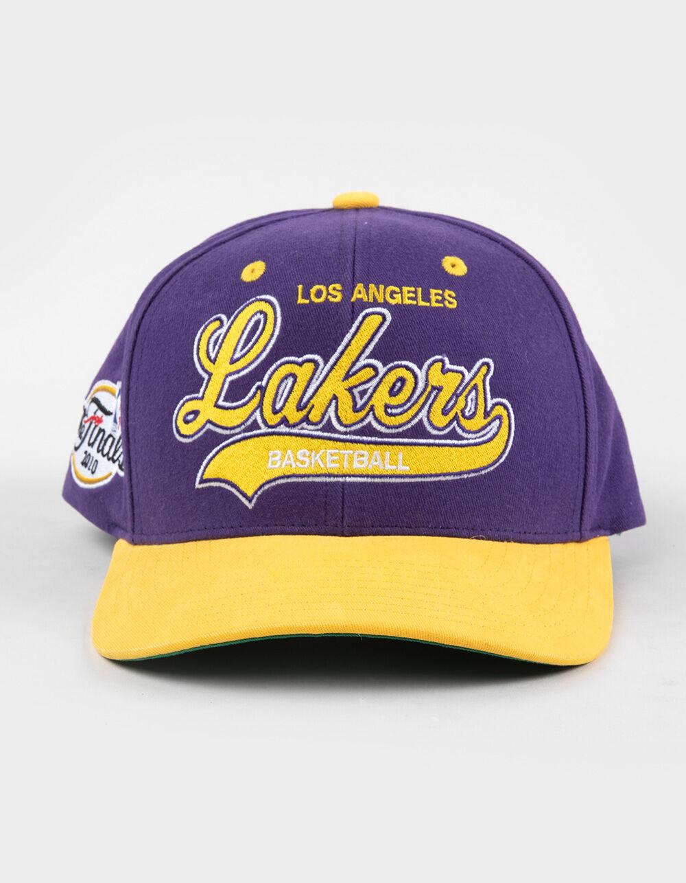 MITCHELL & NESS Los Angeles Lakers Tail Sweep 2.0 Pro Snapback Hat - PURPLE Product Image