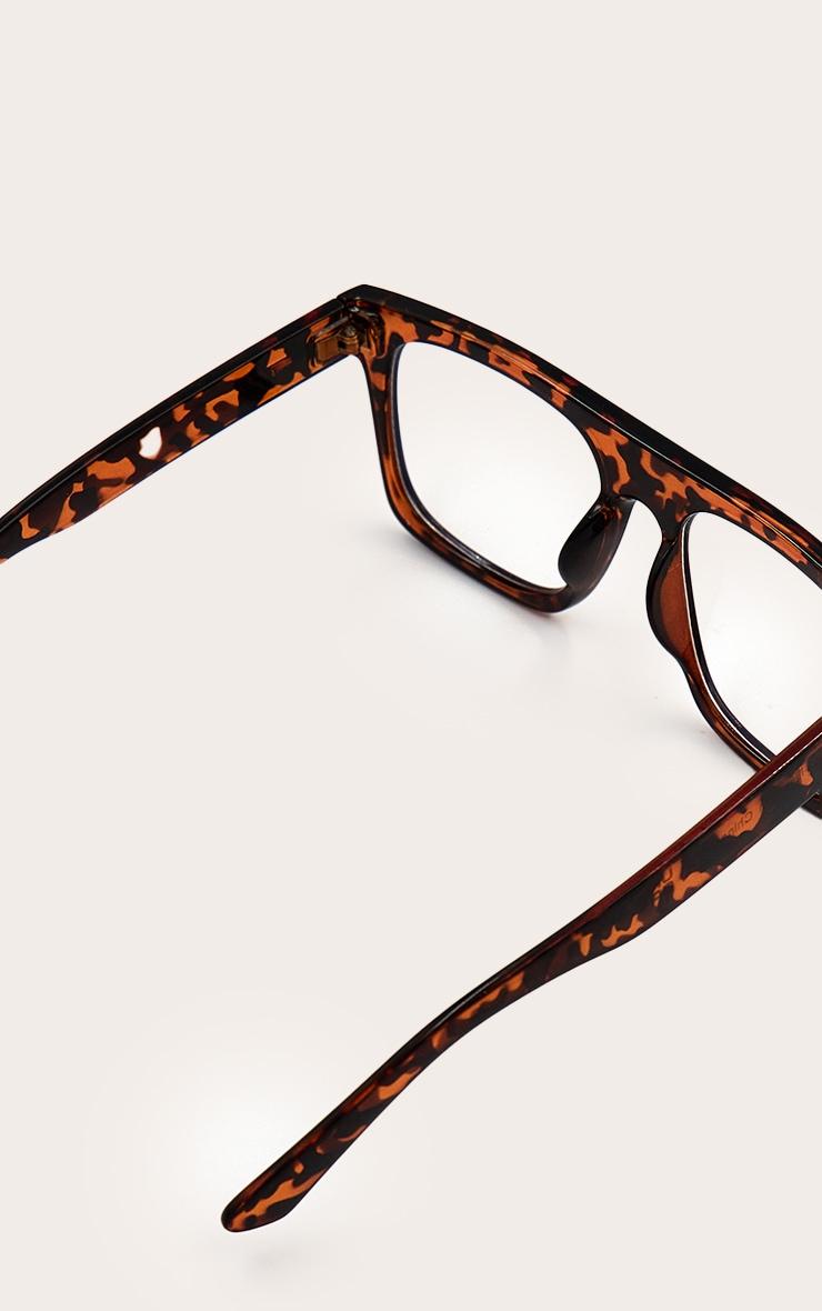 Tortoise Shell Square Blue Light Readers Product Image