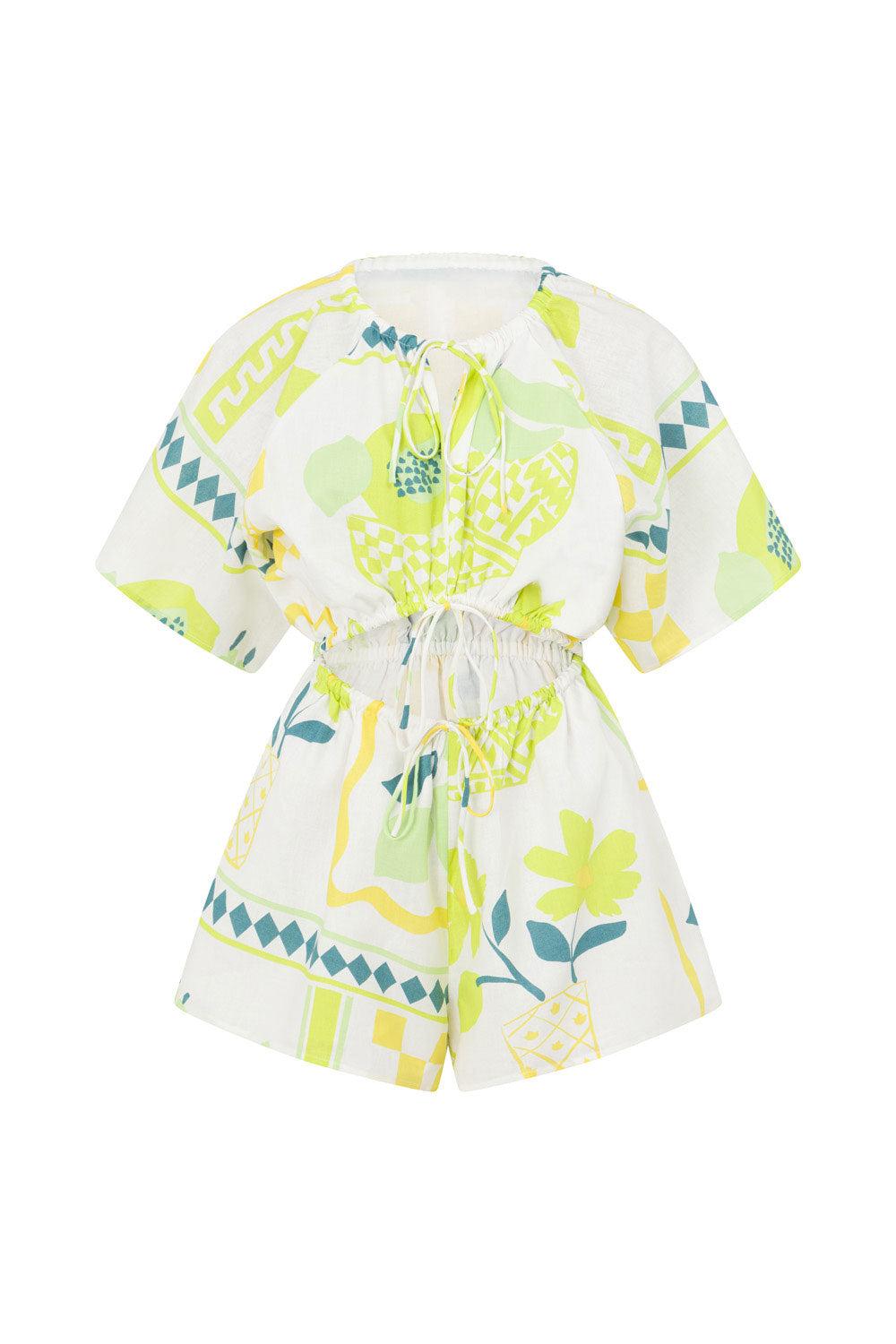 Arella Playsuit - Prego Verde Product Image