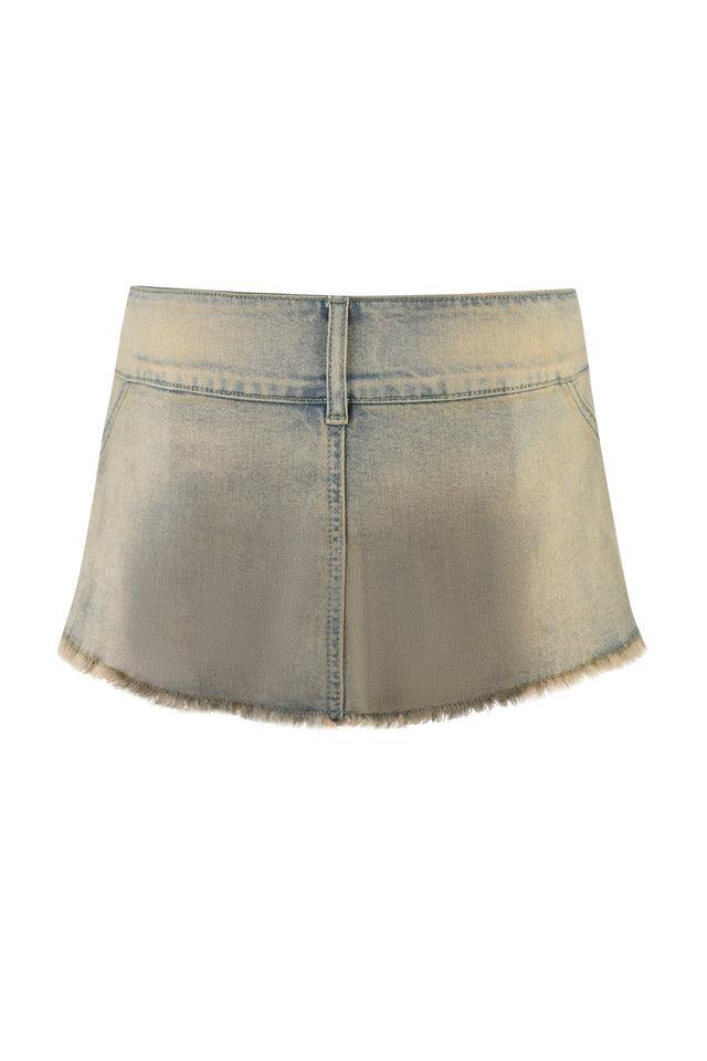 NYKKO SKORT - BEIGE : TAN WASH Product Image