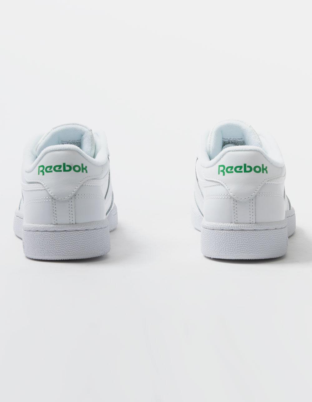REEBOK Club C 85 Shoes - WHT/GREEN Product Image