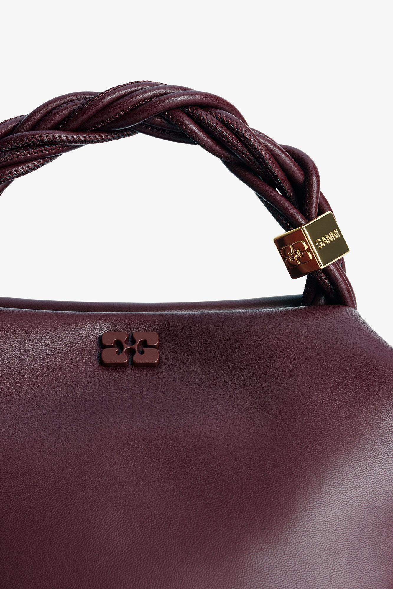 Burgundy Small GANNI Bou Bag Product Image