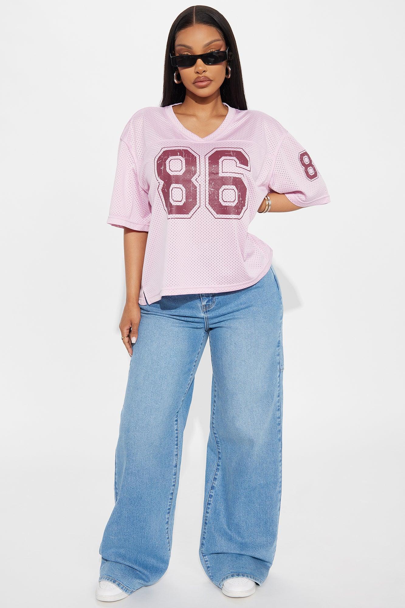 Player 86 Jersey Tee - Pink/combo Product Image