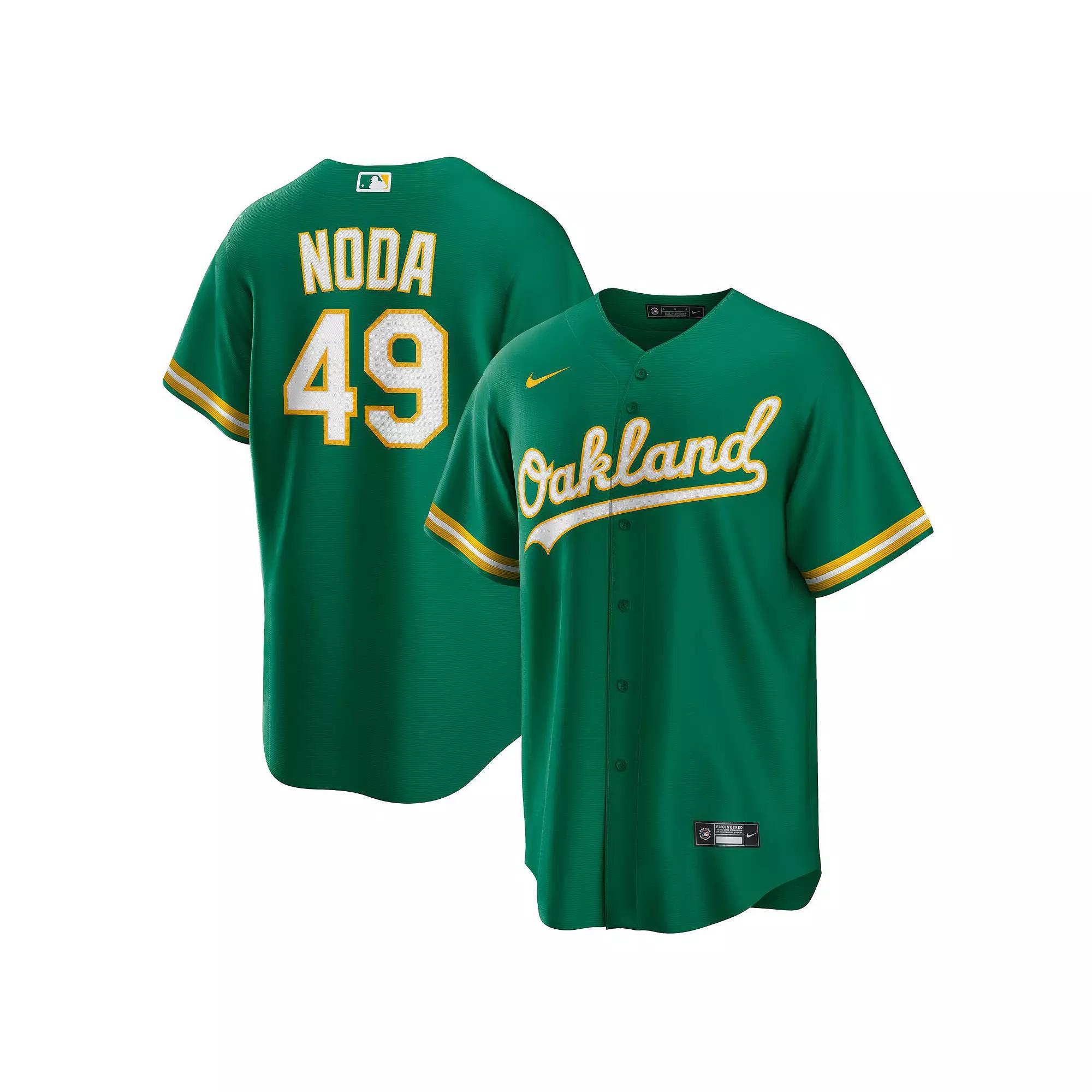 Men's Nike Ryan Noda Kelly Green Oakland Athletics Alternate Replica Jersey,  Product Image