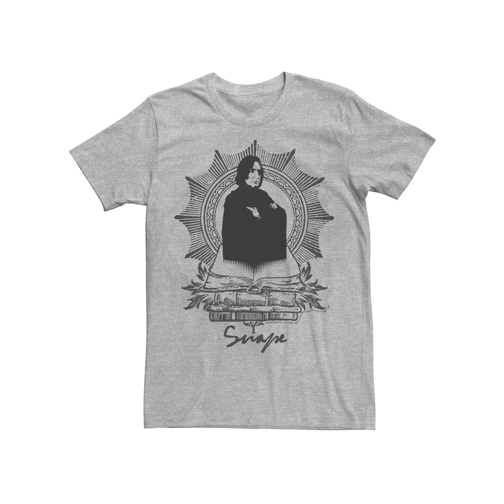 Men's Harry Potter Snape Books Portrait Graphic Tee,  Product Image