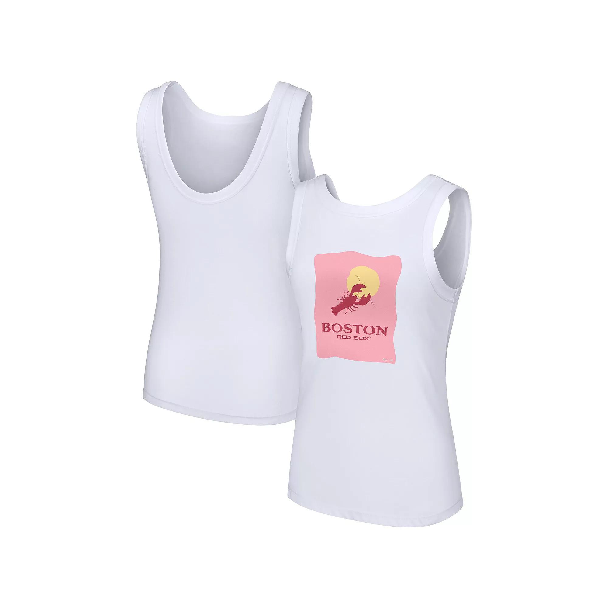 Women's Lusso Style White Philadelphia Phillies Lindy Tank Top,  Product Image