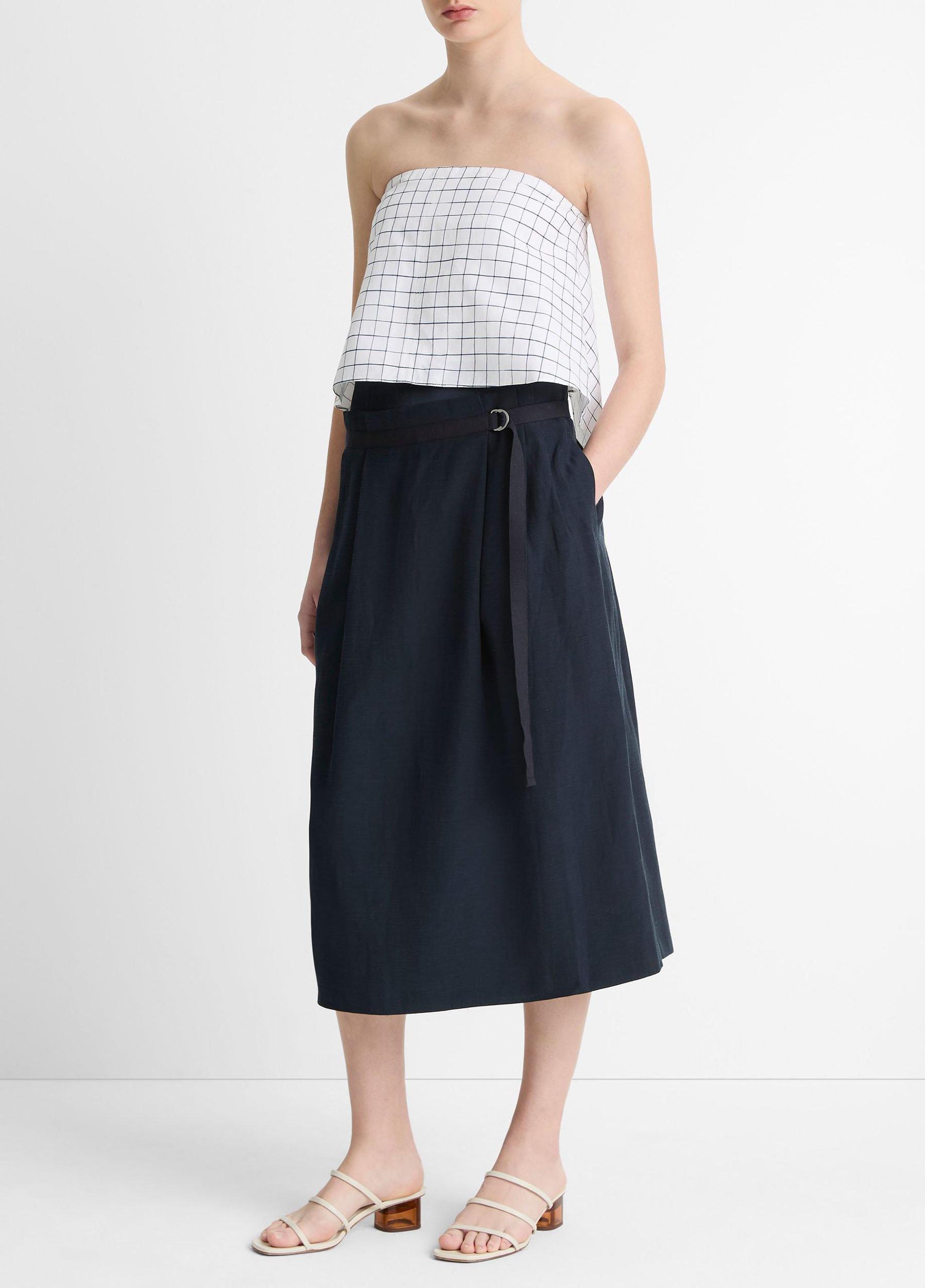 Double-Waistband D-Ring Skirt Product Image