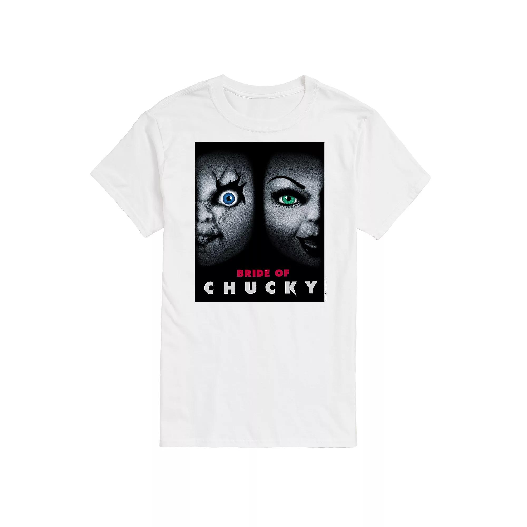 Big & Tall Chucky Bride Of Chucky Graphic Tee, Men's,  Product Image