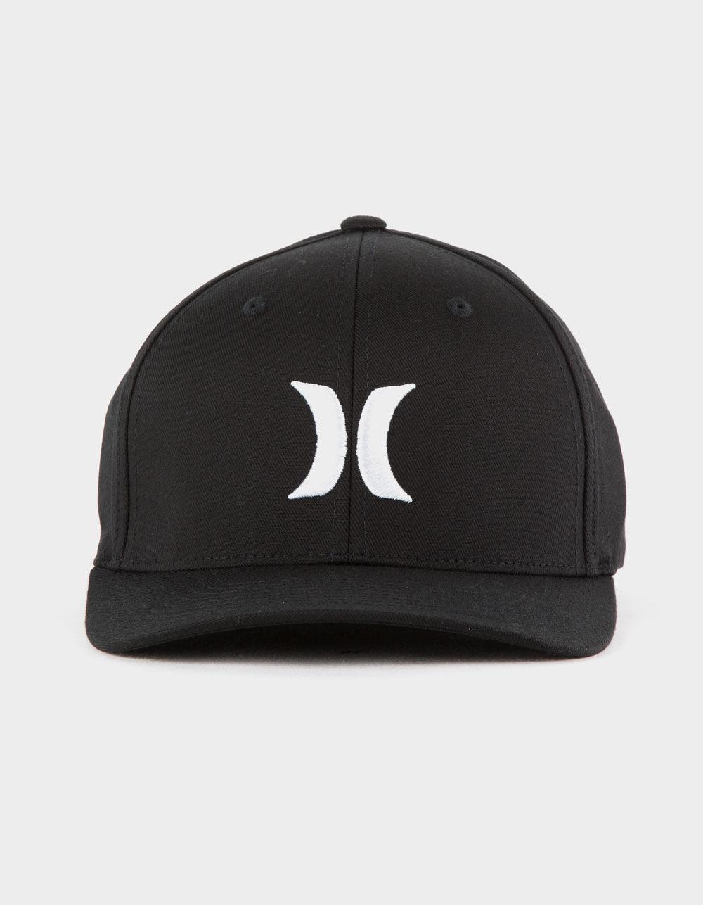 HURLEY One & Only Mens Flexfit Hat - BLACK Product Image