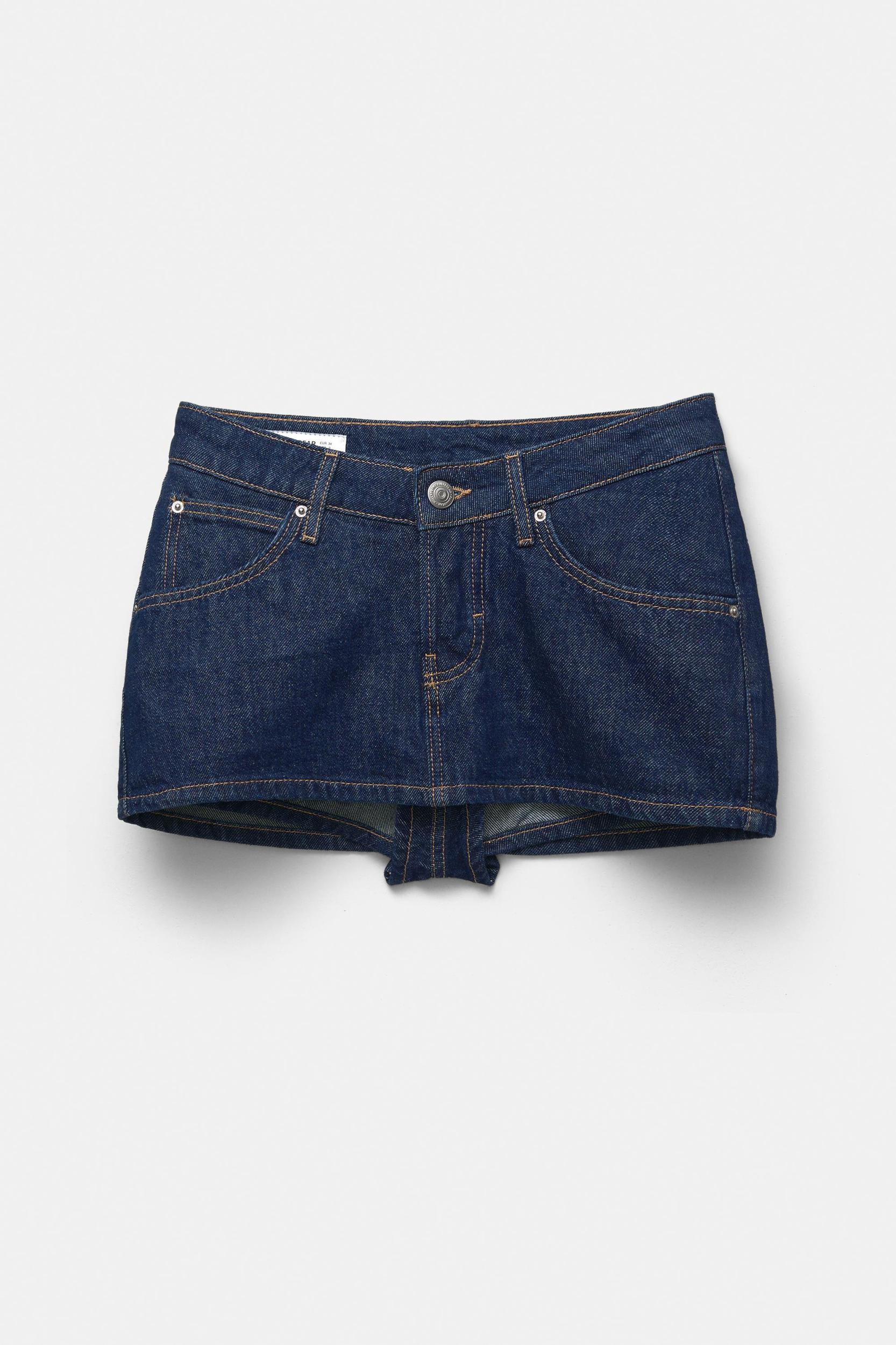 Denim skort Product Image