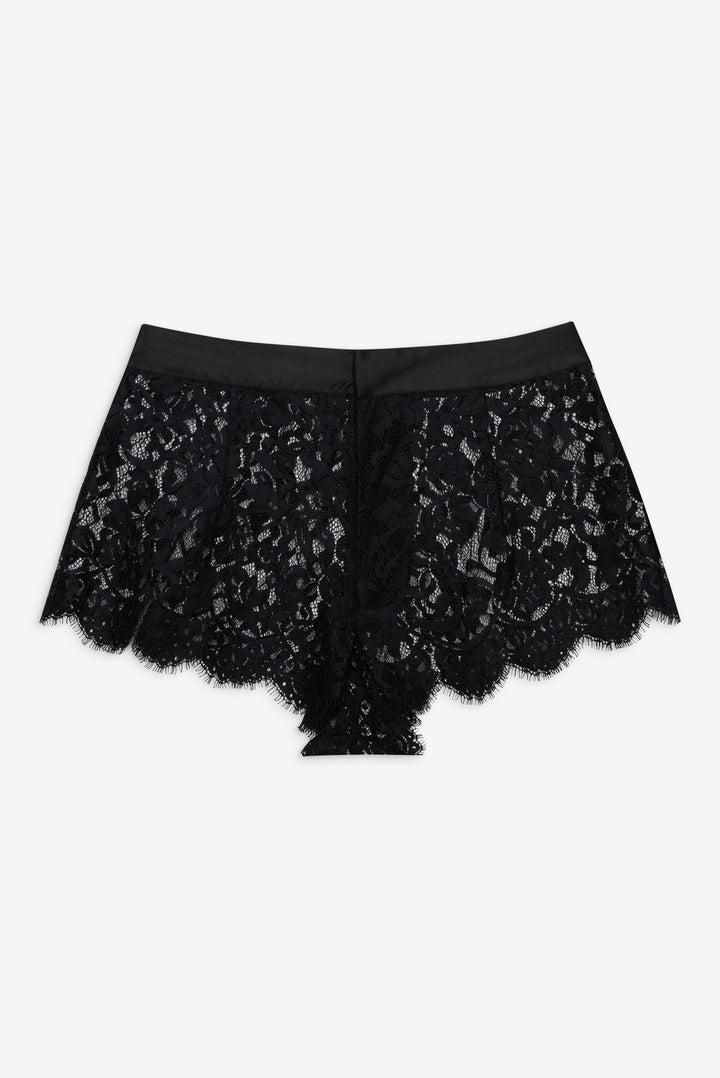 Zeta Lace Short — Black Product Image