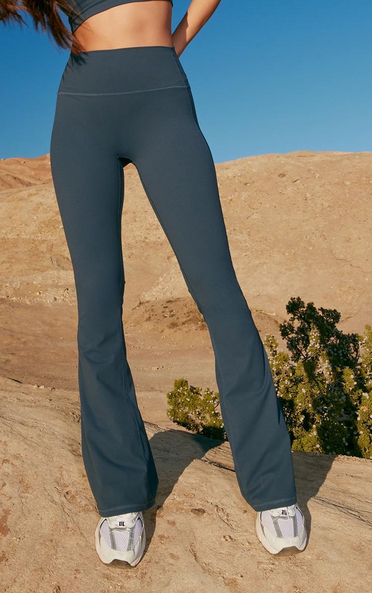 Midnight Blue Ultimate Sculpt Flare Yoga Pants Product Image