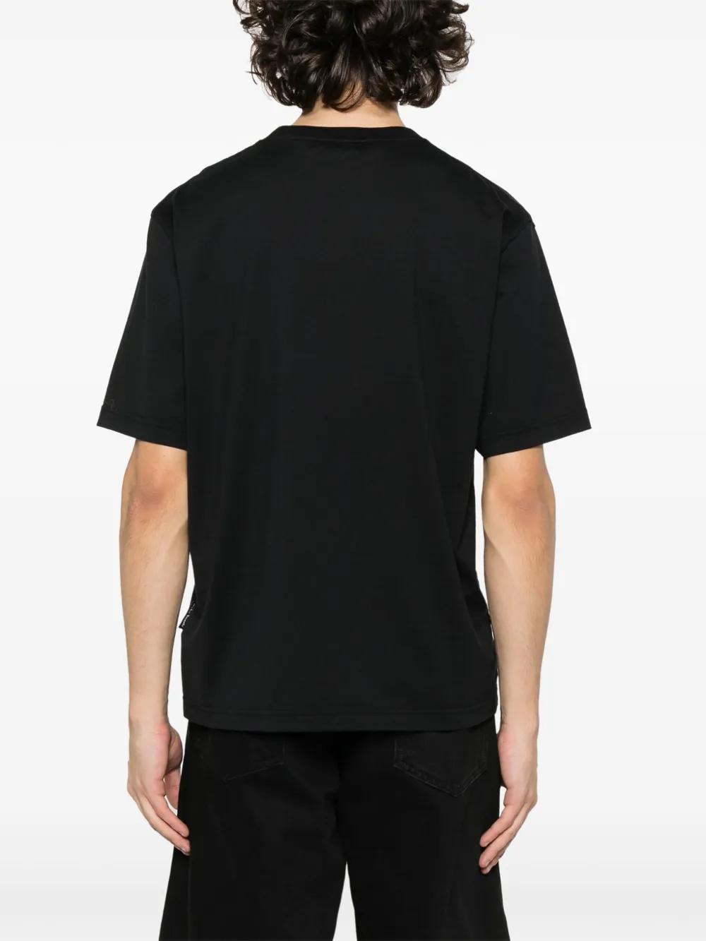 monogram-embroidered cotton T-shirt Product Image