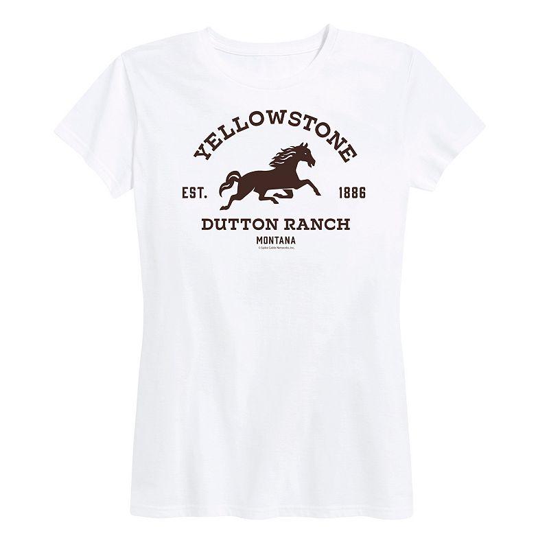 Women's Yellowstone Est. 1886 Horse Logo Graphic Tee,  Product Image