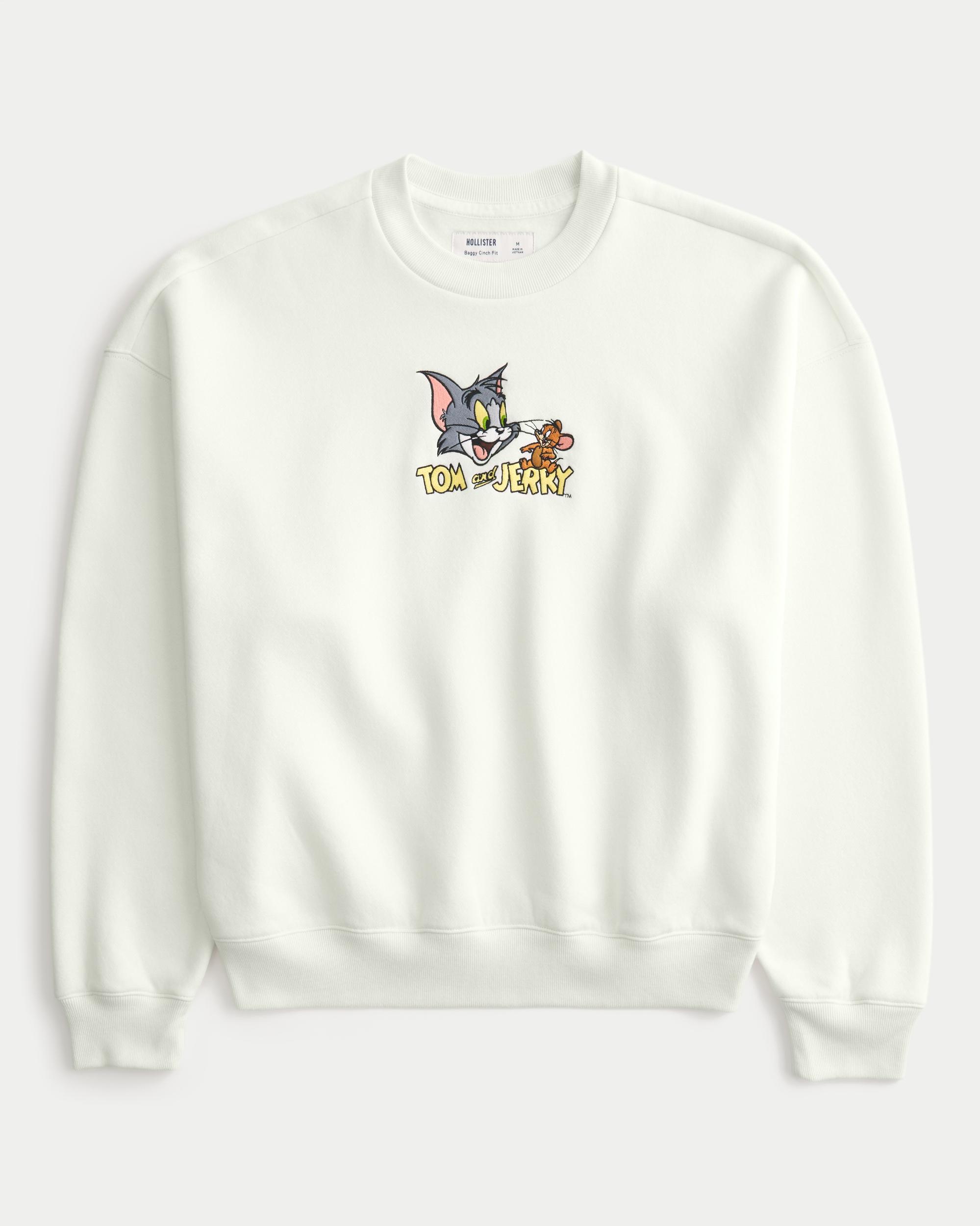 Baggy Cinch Bugs Bunny Graphic Crew Sweatshirt Product Image