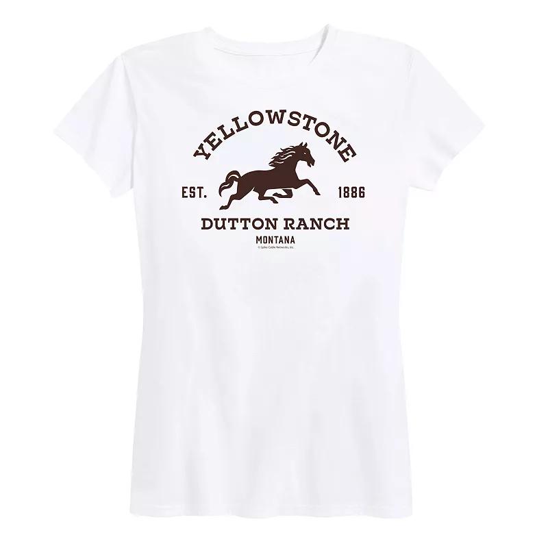 Women's Yellowstone Est. 1886 Horse Logo Graphic Tee,  Product Image