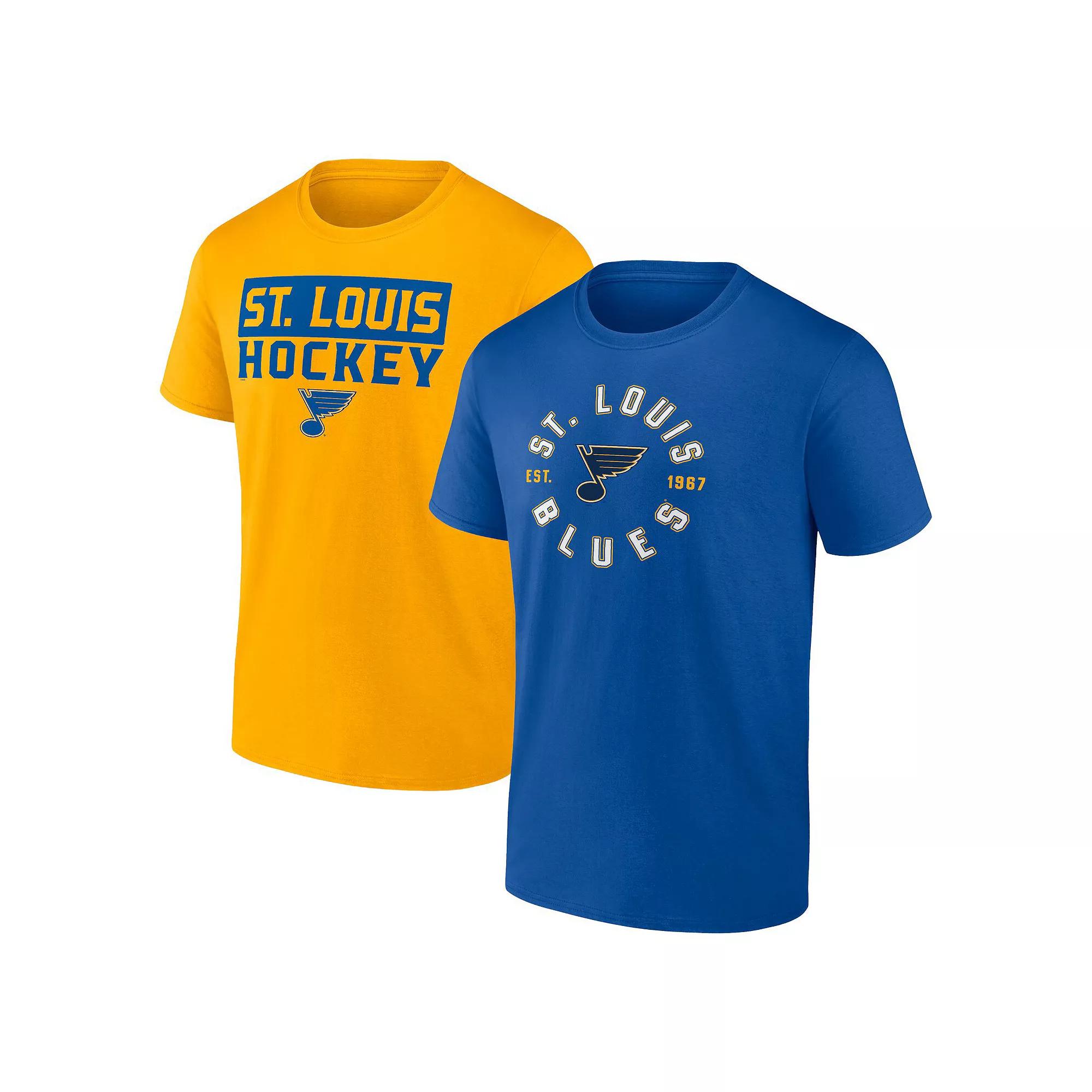 Men's Fanatics Branded St. Louis Blues Serve T-Shirt Combo Pack, Size: Medium Product Image