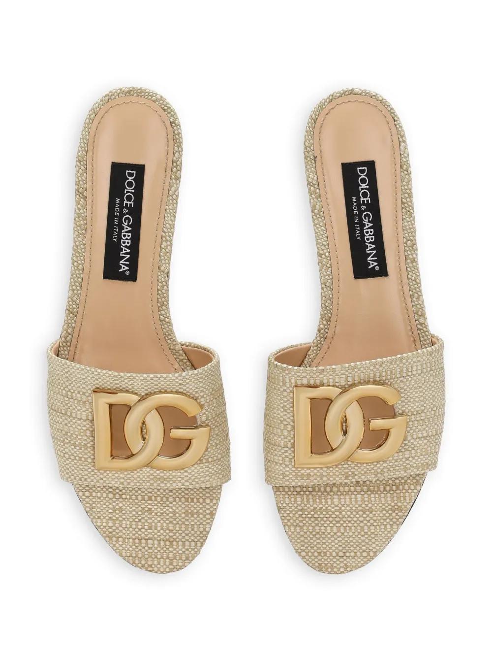 DG-logo raffia slides Product Image