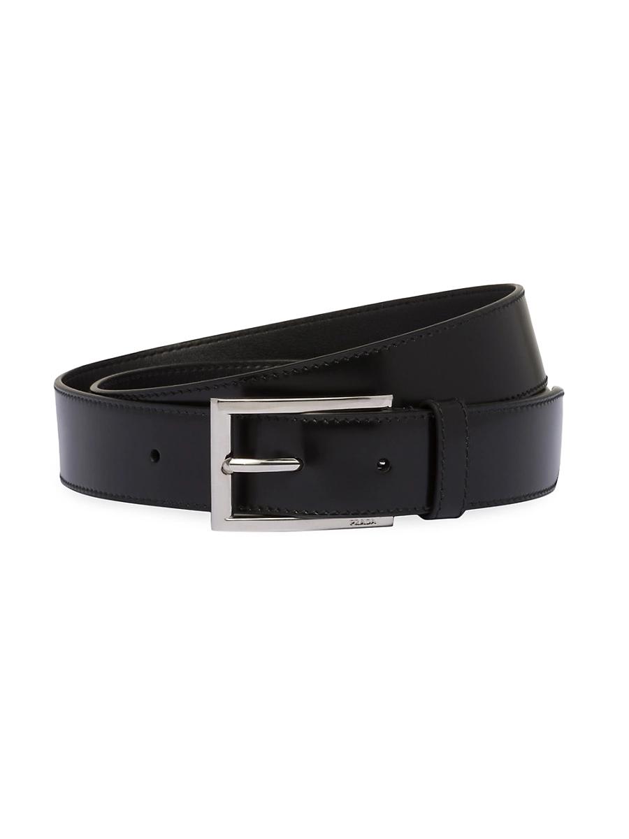Mens Brushed Leather Belt Product Image