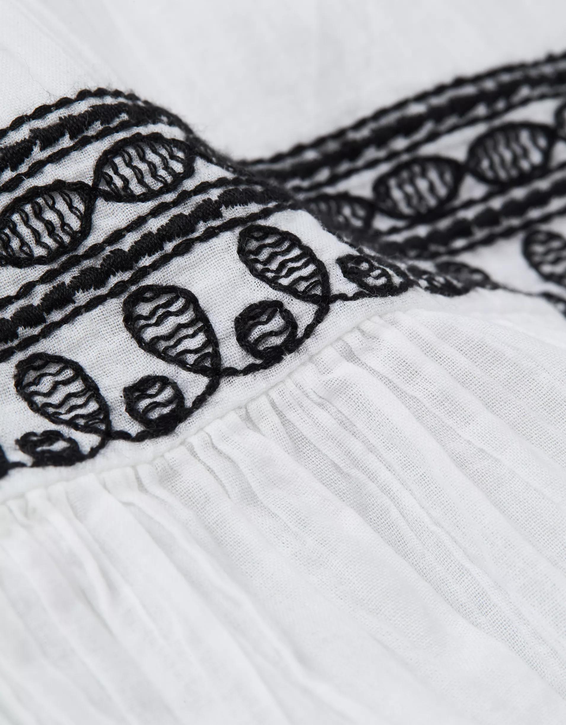 AE Embroidered Babydoll Tank Top Product Image