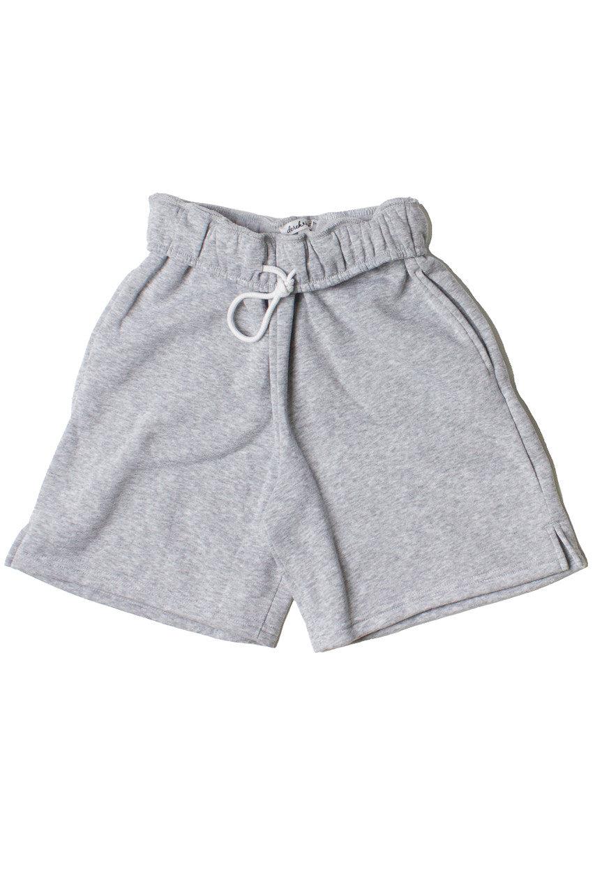 Fold Over Waist Fleece Sweatshorts Product Image