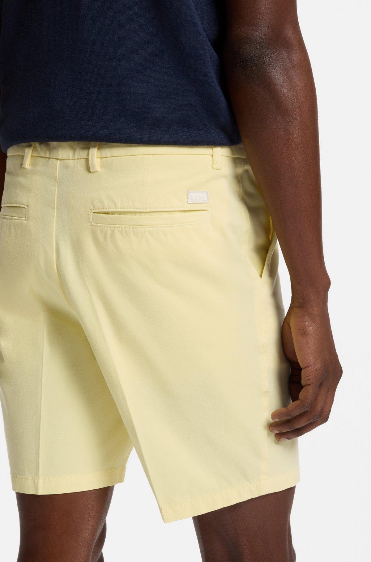 Modern-fit shorts in stretch-cotton twill Product Image