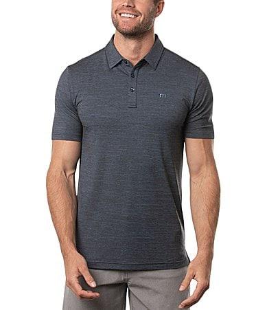 TravisMathew The Heater Performance Stretch Short Sleeve Polo Shirt Product Image