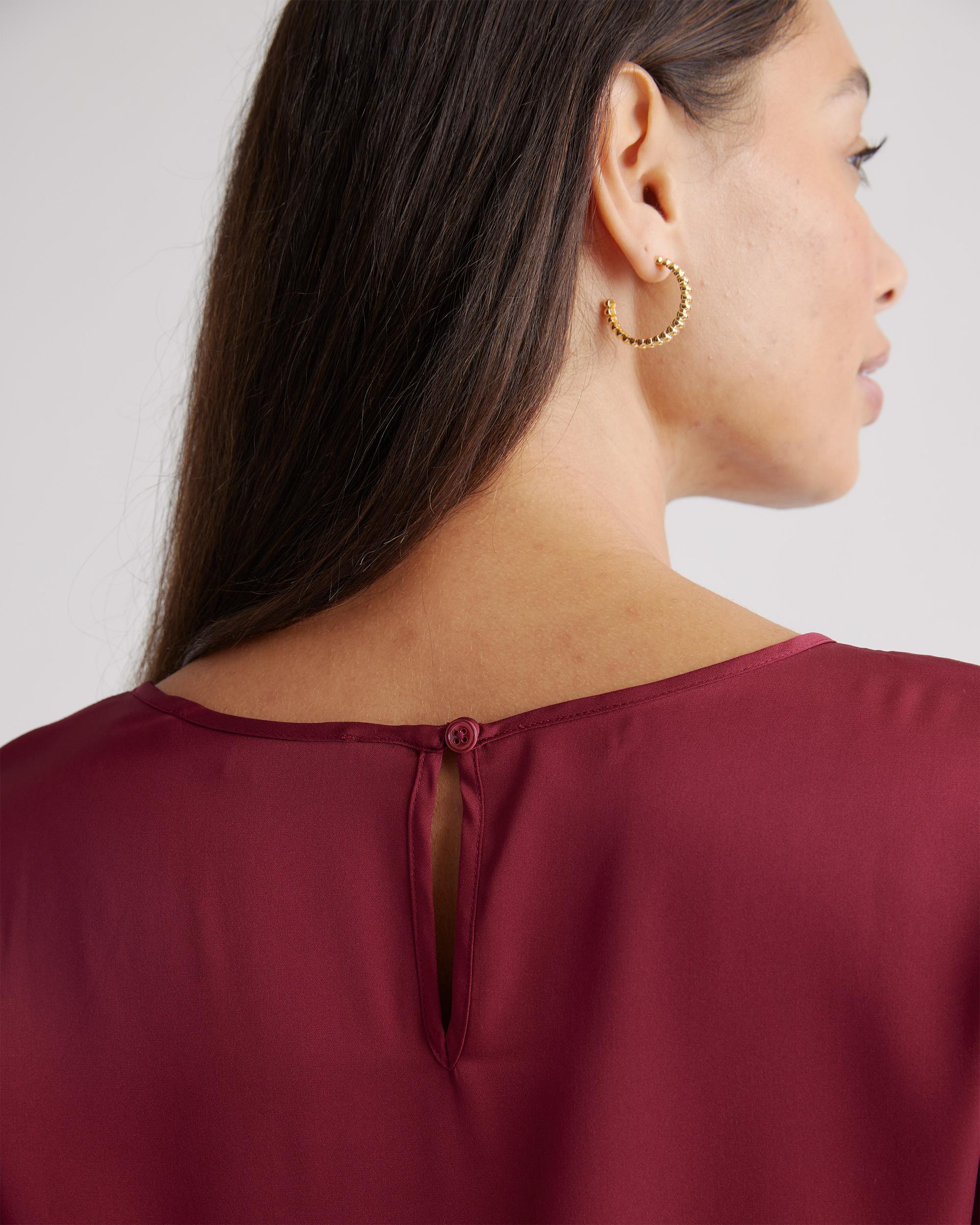 Quince | Women's Washable Stretch Silk T-Shirt Size XL Product Image