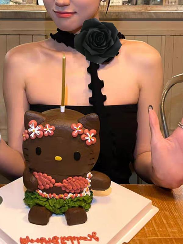 Flower Shape Solid Color Brooch Accessories Product Image