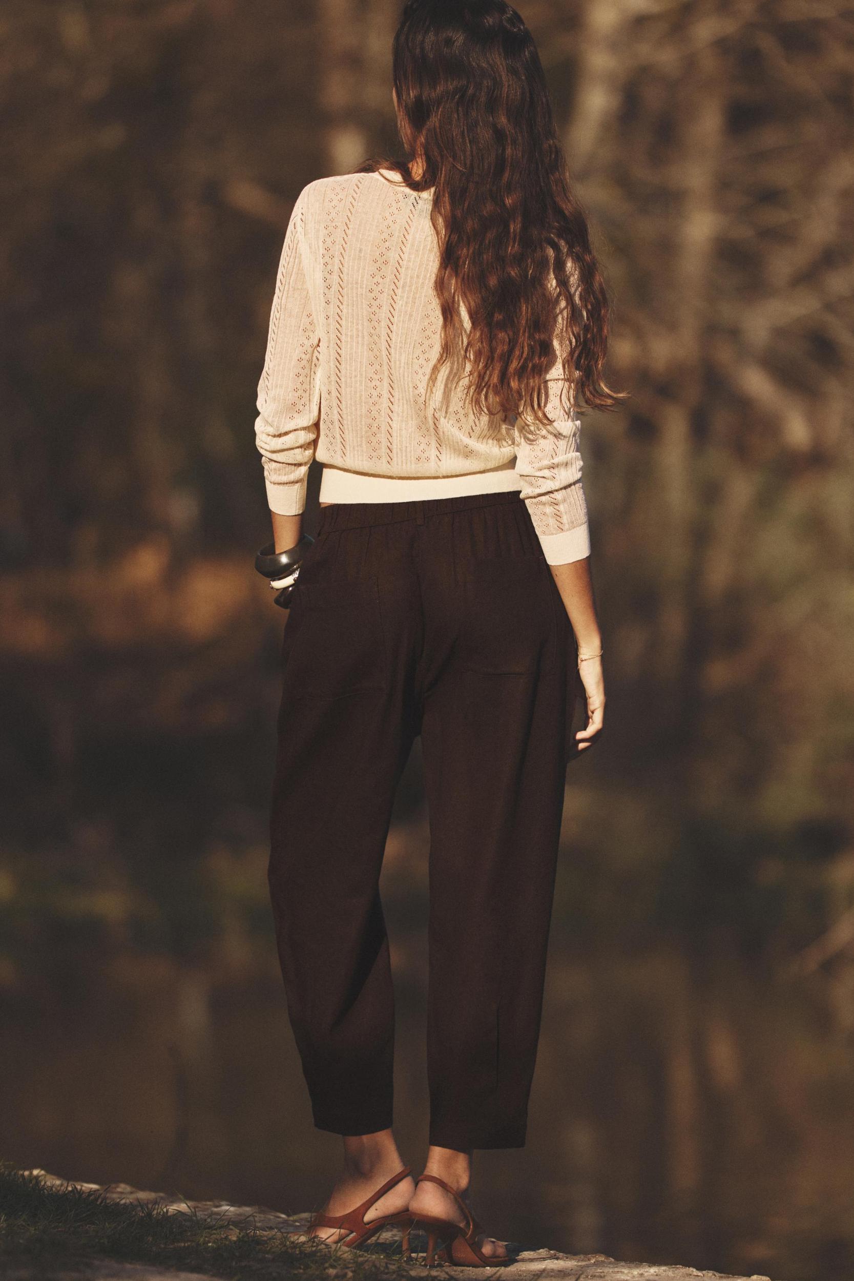 LINEN JOGGER PANTS Product Image