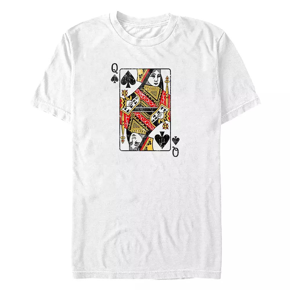 Big & Tall Queen Of Spades Card Graphic Tee, Men's,  Product Image