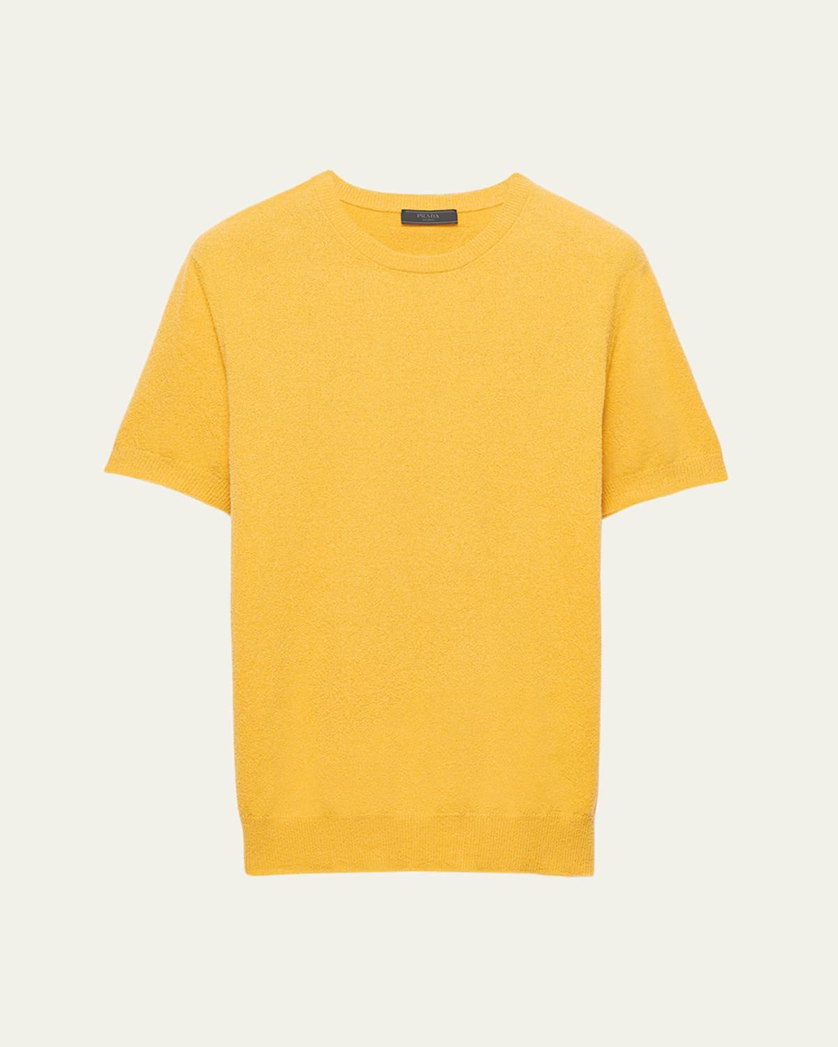 Mens Solid Short-Sleeve Sweater Product Image