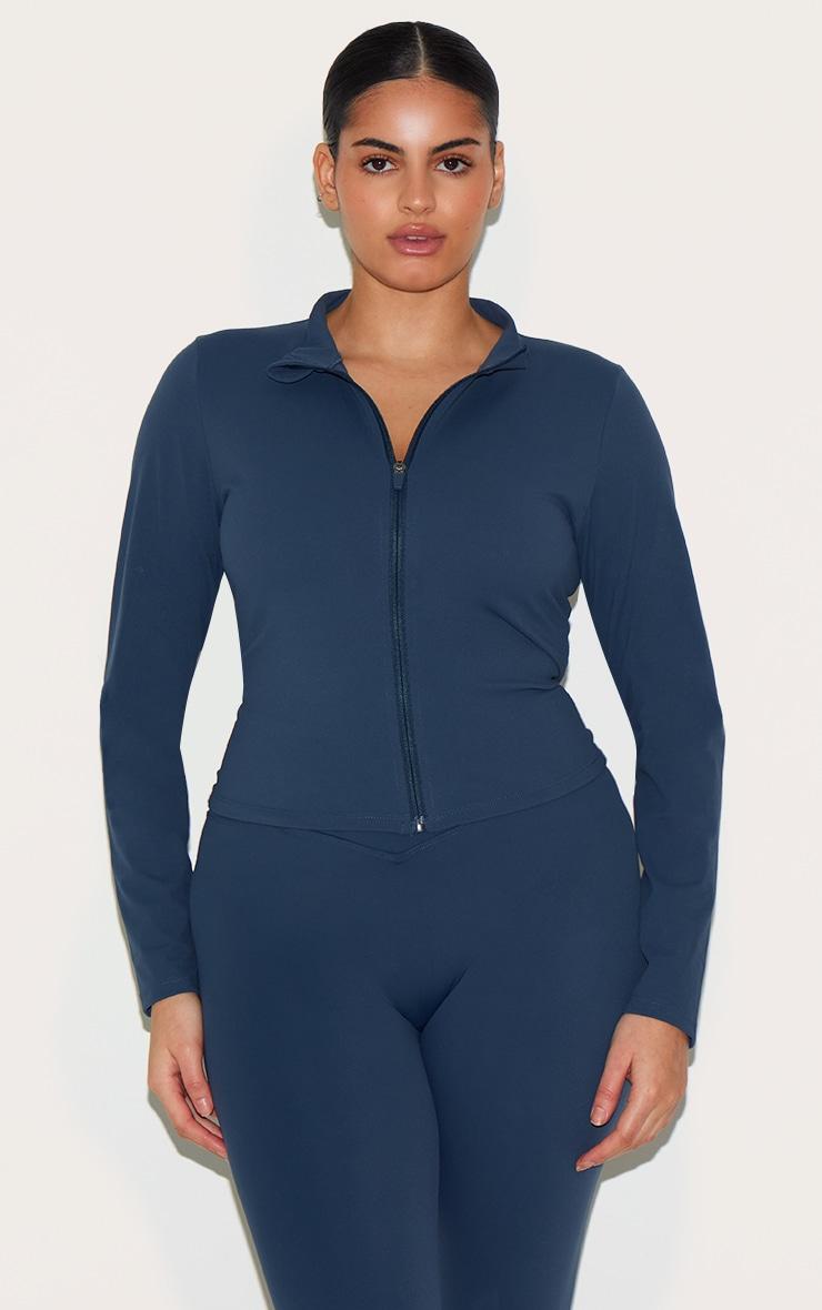 Midnight Blue Sculpt Jacket Product Image