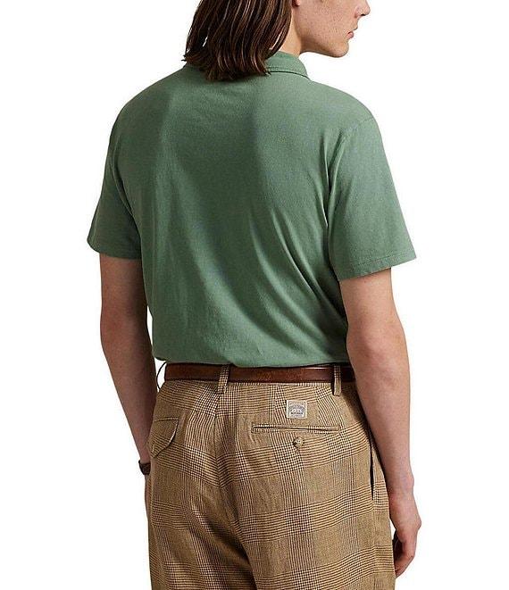 Polo Ralph Lauren Short Sleeve Linen-Blend Jersey Polo Shirt Product Image
